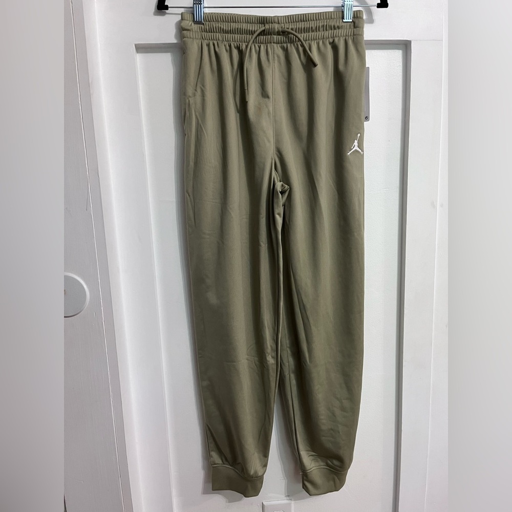 Nike Jordan Jumpman Tricot Pants Jogger Youth Size Large Khaki Color NWT $45